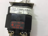 Allen-Bradley 800T-FXNPL16AA7 120 Volts Push Pull Amber pushbutton