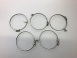 MintCraft 903-4844 Stainless Steel Hose Clamp No. 72 4-1/8" - 5" Lot of 5