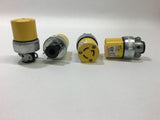 Cooper L5-15R Grounding Connector 15A 125 V Lot of 4