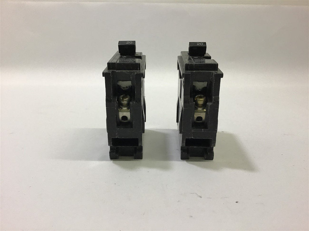 Siemens B120 Circuit Breaker 20 A 120/240 V 60 Hz 1P Type BL Lot of 2