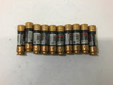 Bussmann FRN-R-60 Fusetron Fuses RK5 250 V Lot of 10