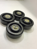 Wheels 3 7/8" OD 1 1/2" Thickness 1/2" ID