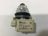 Square D 9001 KM35 24-48V AC-DC Illuminated Red Lot of 2