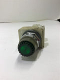 Square D 9001 KM1 110-120 V Illuminated Green Pushbutton