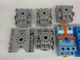 LOT OF 9, VARIOUS BRANDS, 11 PIN TERMINAL BLOCKS