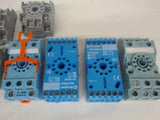 LOT OF 9, VARIOUS BRANDS, 11 PIN TERMINAL BLOCKS