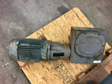 Reliance P18G1014 3 Hp AC Gear Motor 230/460 Volts 1800 Rpm 40:1 Ratio