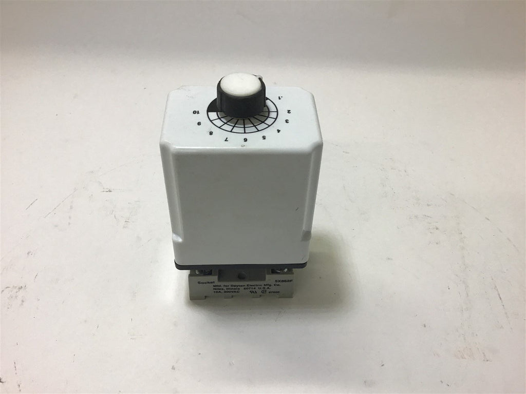 Dayton 5X828N Time Delay Relay With Socket