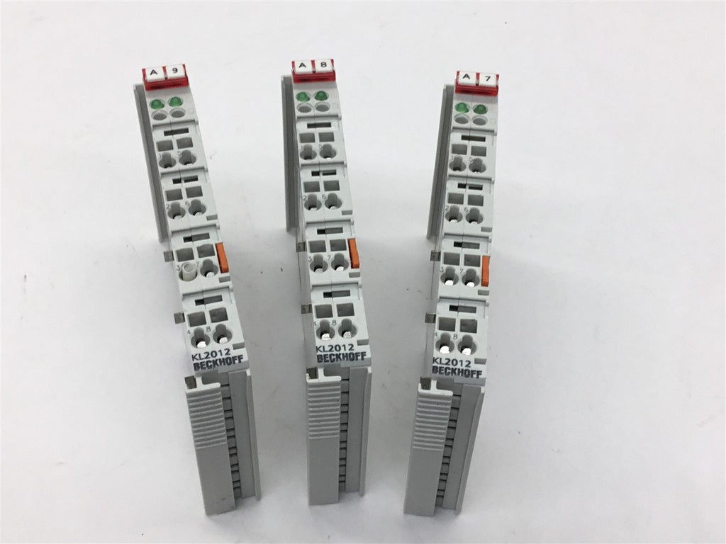 Beckhoff KL2012 2-Channel Digital Output Module 24VDC Lot of 3