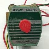 Asco 8210G2 Solenoid Valve 1/2" Pipe 11.6 Watts 5-125 PSI 24 DC Coil