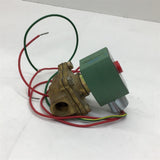 Asco 8210G2 Solenoid Valve 1/2" Pipe 11.6 Watts 5-125 PSI 24 DC Coil