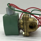 Asco 8210G2 Solenoid Valve 1/2" Pipe 11.6 Watts 5-125 PSI 24 DC Coil