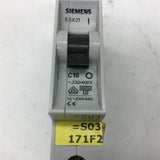 Siemens 5SX21 Circuit Breaker LOT OF 7 230/400 Volts