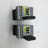 Siemens 3RT1016-2BB42 Contactor 460 v @ 5 Hp 24 Vdc Coil Lot of 2