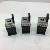 Siemens 3rt1016-2bb42 Contactor 460 V @ 5 HP 24 VDC Coil Lot of 3