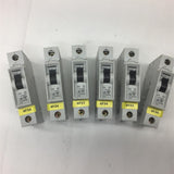 Siemens 5sX2 230/400 Vac Circuit Breaker 1 LOT OF 6