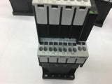 Siemens 3RT1016-29B42 Contactor460 V @ 5 HP w/ 3RH1911-2GA22 Lot Of 6