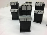 Siemens 3RT1016-29B42 Contactor460 V @ 5 HP w/ 3RH1911-2GA22 Lot Of 6