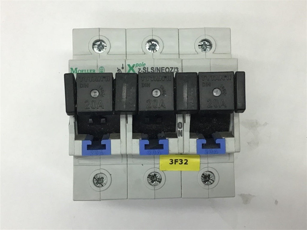 Moeller AC22 Z-SLS/NEOZ/3 Circuit Breaker 20 AMP