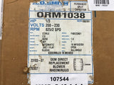 Ao Smith ORM1038 1/3 HP Permanent Split Capacitor Motor 208-230 Volts 825/2 SPD