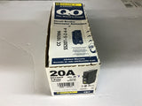 Square D QO120CP Circuit Breaker 20 Amp Single Pole 120/2140 V Lot of 7