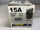 Square D QO115CP 15 Amp Circuit Breaker Single Pole 120/240 V 1 Per Lot