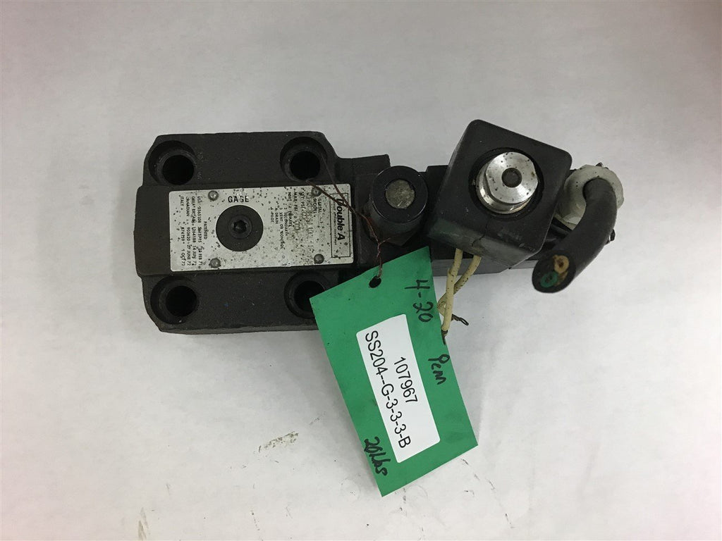 Double A B0063MSJ10B1LK Hydraulic Valve 3000 Psi