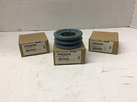 Baldor 2-3V2.65 Pulley 2 Groove 3V Belt Width