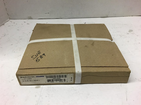 Baldor 2-3V8.00 SDS Pulley 2 Groove 3V Belt Width uses SDS Bushing