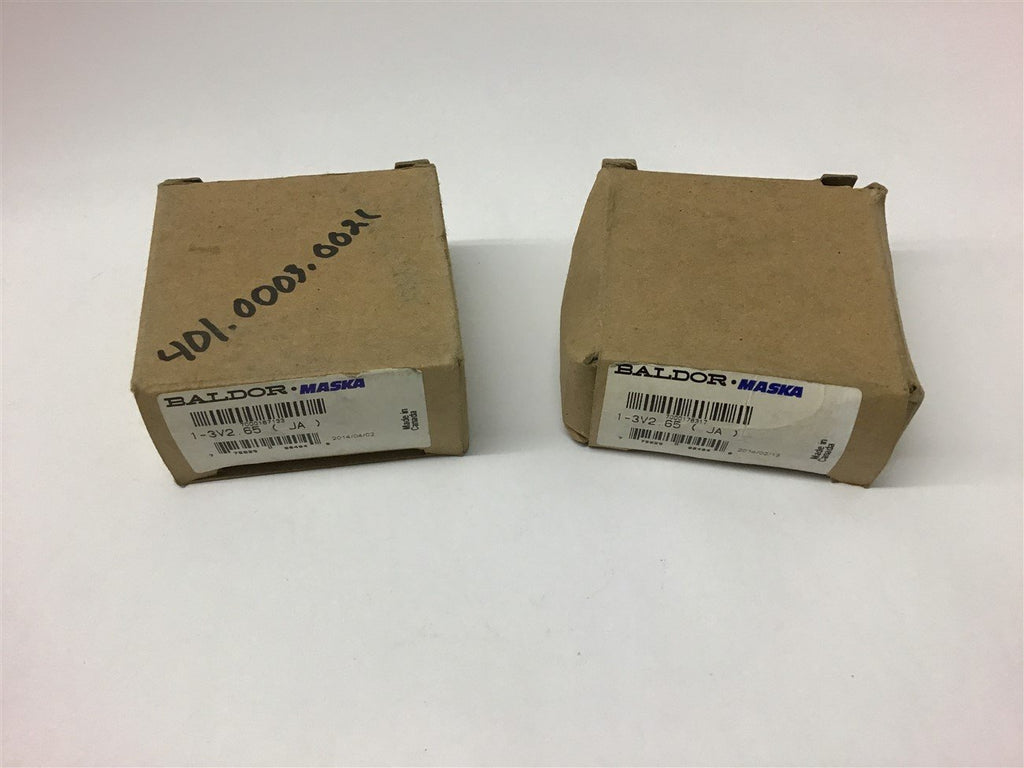 Baldor 1-3V2.65 JA Single Groove Pulley 3V Belt Width uses JA Bushing Lot of 2