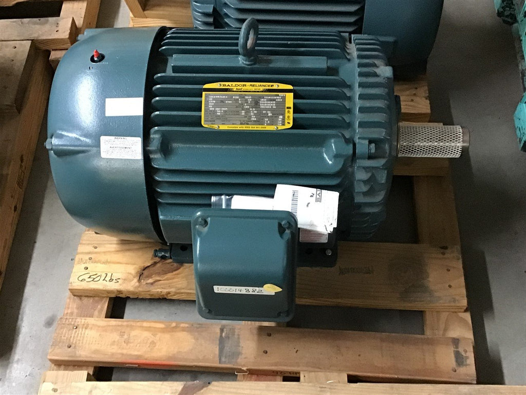 Baldor 40 HP AC Motor 460 Volts 1800 Rpm 4P 324T Frame 3 Phase 60 HZ