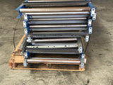 Lewco 33" Roller Conveyor 10' Long 27" Roller 2" OD 1 Per Lot