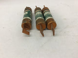 Reliance ECNR 70 Dual Element Fuse 70 amp 250 volts Lot of 3