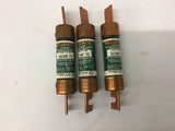 Reliance ECNR 70 Dual Element Fuse 70 amp 250 volts Lot of 3