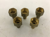 Brass Hose Fitting 3/4'' lot of 5