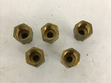 Brass Hose Fitting 3/4'' lot of 5