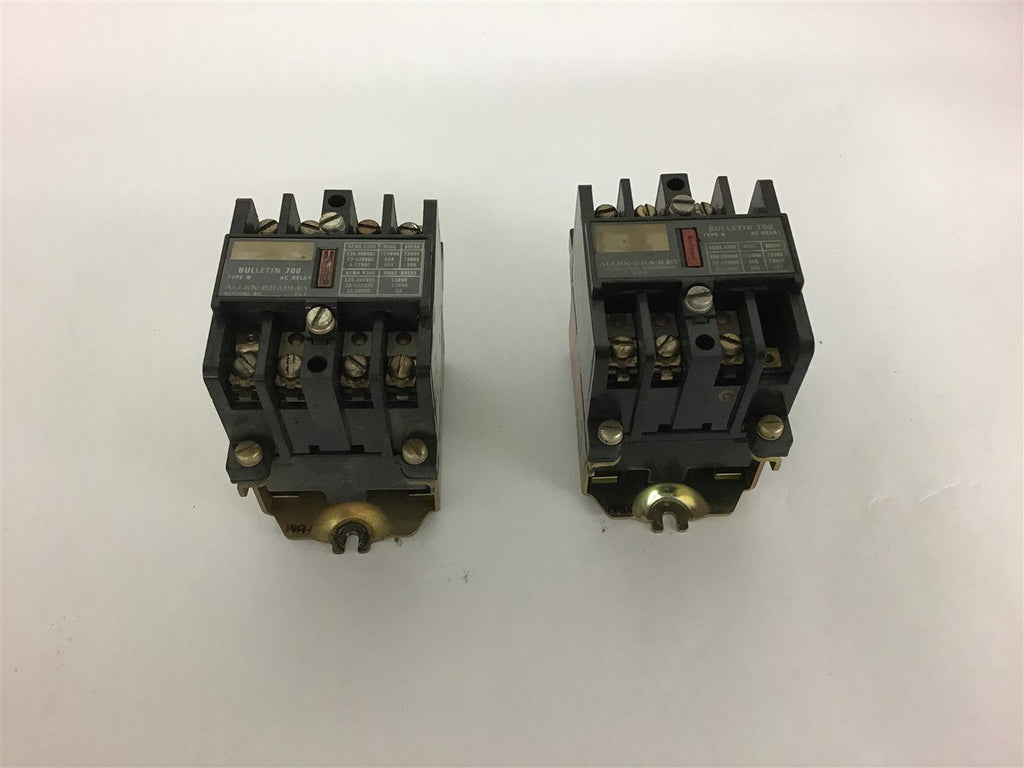 Allen-Bradley 700-N400A1 AC Relay 10 Amp Lot of 2