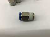 Festo Quick Connect Couplings 3/8" Pipe x 10 Lot of 10