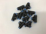 Festo Quick Connect 8x8x8 Tee Lot of 10