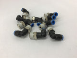 Festo Quick Connect 3/8" Pipe x 8 90 Degree elbow Lot of 10