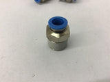 Festo Adapters/Reducers 3/8' Pipe x 8 Lot of 10