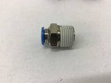 Festo Adapters/Reducers 3/8' Pipe x 8 Lot of 10