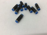 Festo Quick Connect Couplings 4 X 4 Lot of 9 Pcs