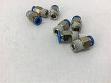 Festo QS-1/4-8 Straight connectors Lot of 7 Pcs