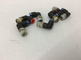 1/8" Pipe x 4 90 degree Els Lot of 7 PCS