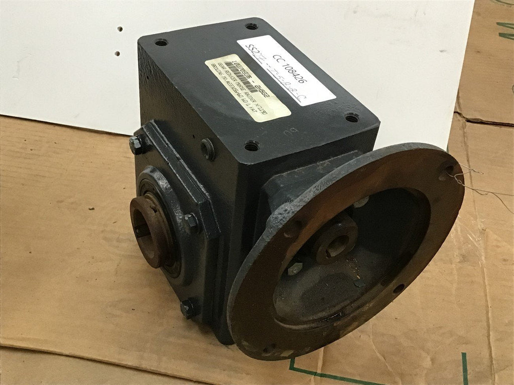 Morse Raider 237Q56H60 Gear Reducer HP @1750 .66HP Rpm Ratio 60:1