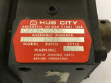 Hub city 0220-60578 40:1 Ratio Hollow Shaft Gear Reducer