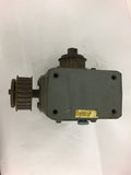 Boston 724-60-G 60:1 Ratio Left Angle Gear Reducer .640 Input HP 890 lb-in Torqu