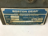 Boston 724-60-G 60:1 Ratio Left Angle Gear Reducer .640 Input HP 890 lb-in Torqu