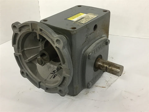 Boston Ger F721-60-B5-J 60:1 Ratio Right Angle Gear Reducer .55 Input Hp